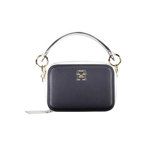 Tommy Hilfiger Blue Polyurethane Handbag
